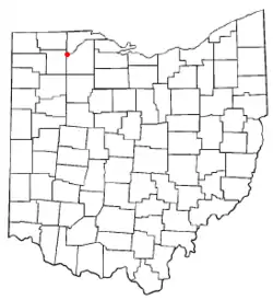 Location of Grand Rapids, Ohio