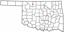 Location of Dacoma, Oklahoma