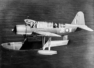 A No. 107 Squadron OS2U Kingfisher