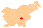 The location of the Municipality of Trebnje