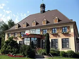 The town hall in Obenheim