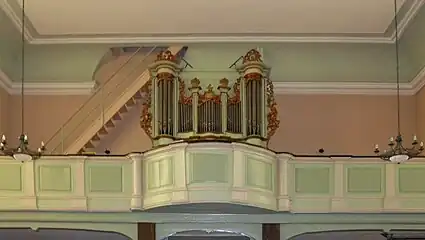 Organ by Louis Dubois c. 1759 in the Church of Saint-Nicolas d'Oberentzen