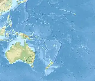 Mount Bates is located in Oceania