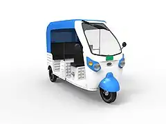 Oculus Auto's electric auto rickshaw of Gujarat