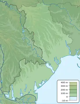 Snake Island is located in Odesa Oblast