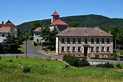 Municipal office and Church of Saint Lawrence