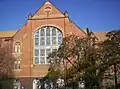 A side entrance to the Old Museum building.