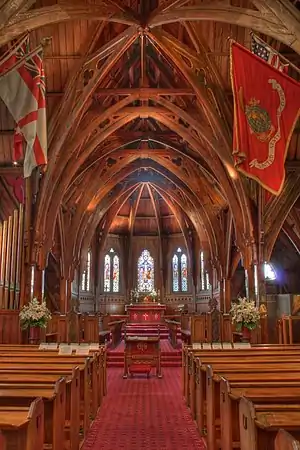 Interior of Old Saint Paul's, Wellington, New Zealand