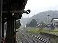 Onuka Station looking toward Bingo Ochiai Station