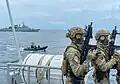 MECs out of Liberal conduct boarding demonstrations in the Gulf of Guinea, 2023.