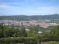 Panoramic view of Errenteria, from Mount San Marko