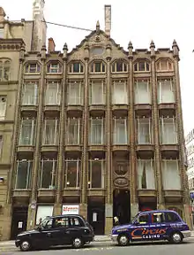 Oriel Chambers, Liverpool, by Peter Ellis, 1864