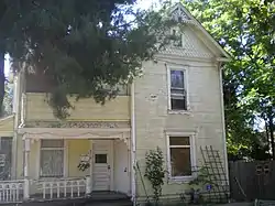 The Orin Jordan House in Whittier, California is an example of a Folk Victorian