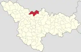 Location in Timiș County