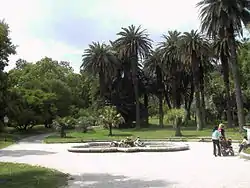 The Orange Trees Garden in autumn 2005.