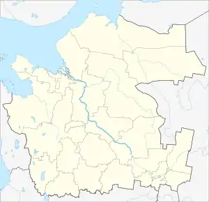 Monastyrskaya Pashnya is located in Arkhangelsk Oblast