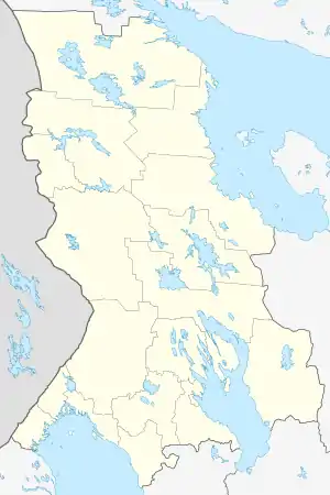 Naistenjärvi is located in Karelia