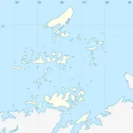 Taymyr Island is located in Nordenskiöld Archipelago