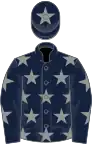 Dark Blue, Grey stars, Grey star on Dark Blue cap