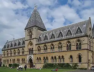 The front of the Oxford University Museum of Natural History on Parks Road.