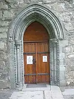 Main doors to the church