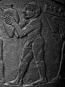 Detail of Uruk Vase, 3200–3000 BCE