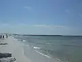 Beach on the Gulf of Mexico, in the park