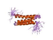 2d9d: Solution structure of the BAG domain (275-350) of BAG-family molecular chaperone regulator-5