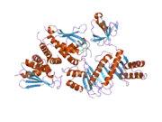 2j3t: THE CRYSTAL STRUCTURE OF THE BET3-TRS33-BET5-TRS23 COMPLEX.