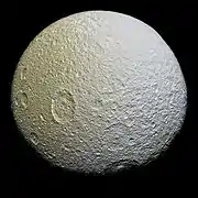 Tethys—Trailing hemisphere—Enhanced processing(11 April 2015).