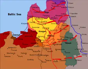 Soviet operations in Southeast Estonia, Latvia, Lithuania, and Belorussia in 1918–19