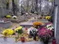 The cemetery during the All Saints' Day