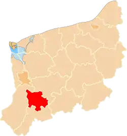 Location within the voivodeship