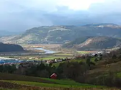 Dunajec River, Rożnów Piedmont, Poland