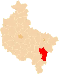 Location of Gmina Żelazków