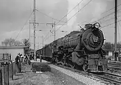 Photo of PRR steam locomotive K4s, April 26, 1944