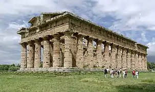 Temple of Hera II at Paestum.