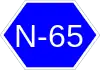 National Highway 65 shield}}