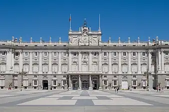 Royal Palace of Madrid in Madrid, by Jean Bautista Sachetti, 1735–1764