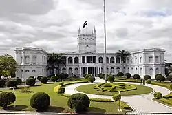 Image 25Palace of Lopez, started in 1857, now the Palace of the President (from History of Paraguay)