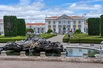 Palace of Queluz, Lisbon, Portugal, by Mateus Vicente de Oliveira, 1752