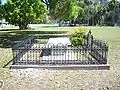 Isaac Bronson memorial outside the Bronson–Mulholland House