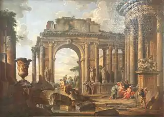 Giovanni Paolo Panini, Belisarius Begging for Alms.