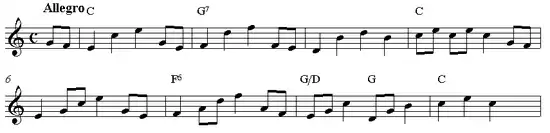 Papageno's glockenspiel tune