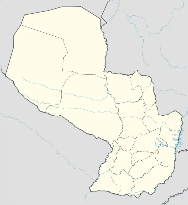 Itapé is located in Paraguay