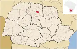 Location in Paraná