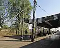 Railway station platform