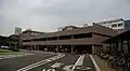 Parking structure in front of the clinic building (2013)