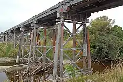 Paroa Trestle on the old Hokitika Branch line