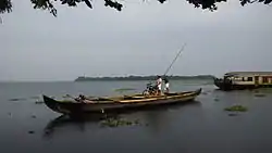 Pathiramanal island, view from Muhamma